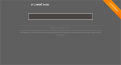 Desktop Screenshot of cruxsurf.com